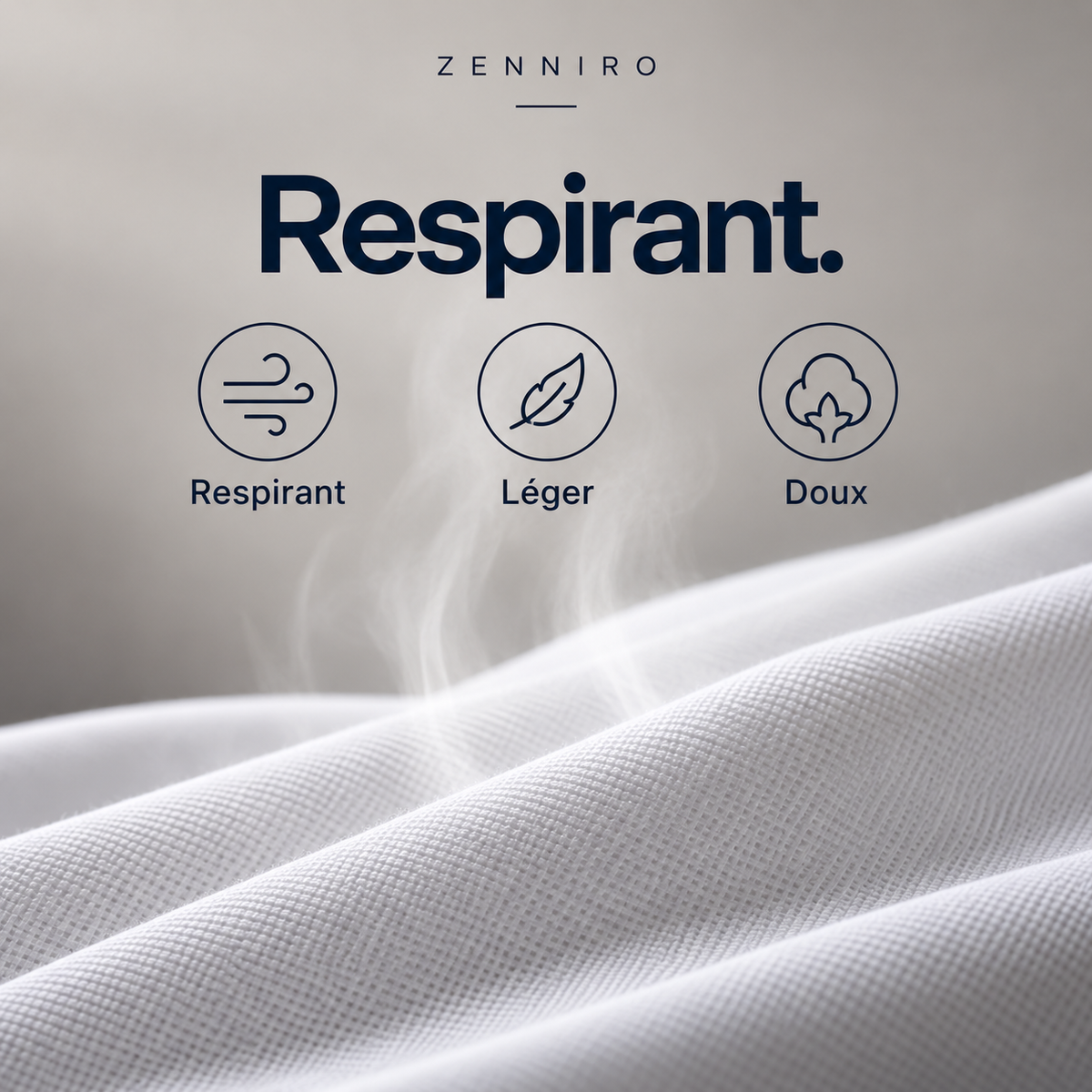 Chemise infroissable coupe ajustée en fibre de bambou Zenfit™