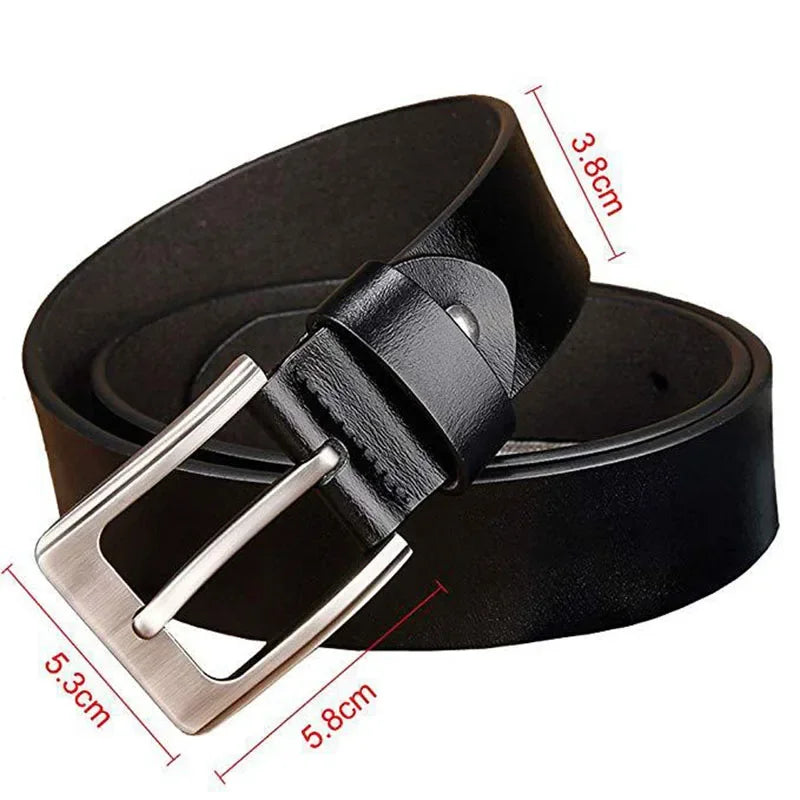 Ceinture en cuir homme grande taille – finition noire et marron