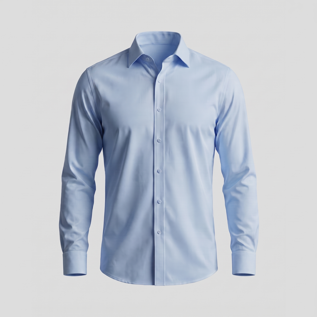 Chemise infroissable homme coupe ajustée Zenniro – vue de face 16